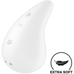 vibrateur dew drop lay-on blanc