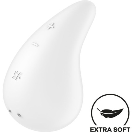 vibrateur dew drop lay-on blanc