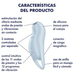 pocket pro 1 stimulateur de clitoris bleu clair