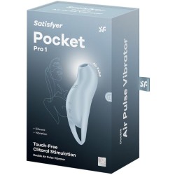 pocket pro 1 stimulateur de clitoris bleu clair