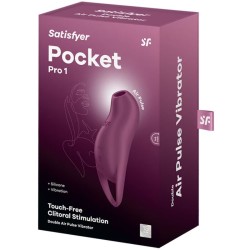 pocket pro 1 stimulateur de clitoris grenat