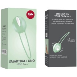 smartball uno balle pelvienne blanche - vert pistache