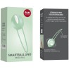 smartball uno balle pelvienne blanche - vert pistache