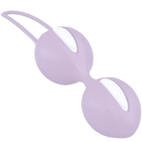 smartballs duo boules pelviennes blanches - lila