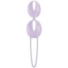 smartballs duo boules pelviennes blanches - lila