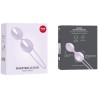 smartballs duo boules pelviennes blanches - lila