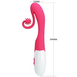 vibrateur et stimulateur 30 vitesses rose