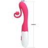 vibrateur et stimulateur 30 vitesses rose
