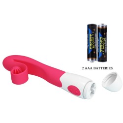 vibrateur et stimulateur 30 vitesses rose
