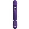 vibrateur multifonction 3 en 1 kampas rabbit avec langue violet