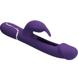 vibrateur multifonction 3 en 1 kampas rabbit avec langue violet
