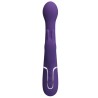 dejon vibrateur rabbit 3 en 1 multifonction violet