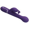 dejon vibrateur rabbit 3 en 1 multifonction violet