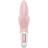 air pump bunny 3 vibrateur gonflable lapin rose