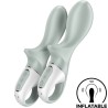 air pump booty 3 vibrateur anal gonflable gris vert