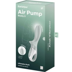 air pump booty 3 vibrateur anal gonflable gris vert