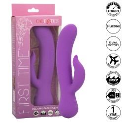 first time vibrateur pleaser rechargeable violet