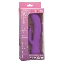 first time vibrateur pleaser rechargeable violet