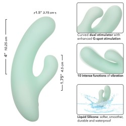 pacifica fiji vibrateur & estimulateur point g 10 vibrations aqua