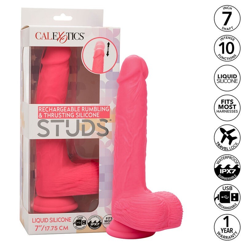 studs vibrateur réaliste 10 vibrations rose studs vibrateur réaliste 10 vibrations rose