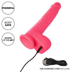 studs vibrateur réaliste 10 vibrations rose