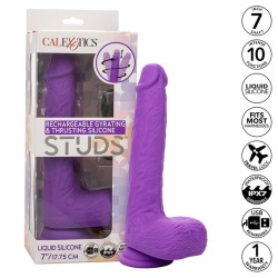 studs vibrateur rechargeable et rotatif 10 vibrations violet