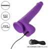 studs vibrateur rechargeable et rotatif 10 vibrations violet