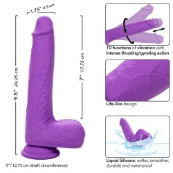 studs vibrateur rechargeable et rotatif 10 vibrations violet