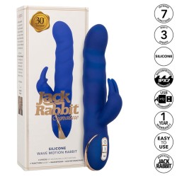 jack rabbit vibrateur wave motion bleu