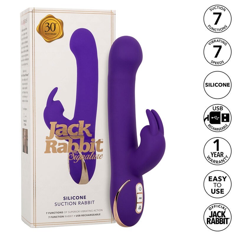 jack rabbit vibrateur et stimulateur 7 niveaux de vibration et ondes stimulantes bleu