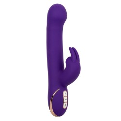 jack rabbit vibrateur et stimulateur 7 niveaux de vibration et ondes stimulantes bleu