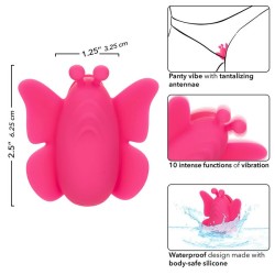 neon vibes flutter vibe stimulateur 10 vibrations rose