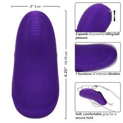 envy masseur à bille portable 7 vibrations violet