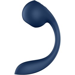 pro+ wave 4 stimulateur point g et impulsion d'air application gratuite bleu foncé