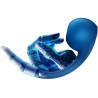pro+ wave 4 stimulateur point g et impulsion d'air application gratuite bleu foncé