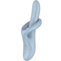 heat flex 4 vibrateur effet chaleureux 12 vibrations bleu