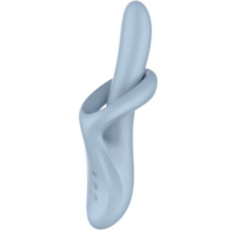 heat flex 4 vibrateur effet chaleureux 12 vibrations bleu