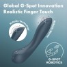 vibrateur programme 12 vibrations g-spot wave 4 gris foncé