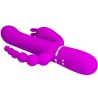 cammy triple vibrateur multifonction 4 en 1 rose