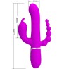 cammy triple vibrateur multifonction 4 en 1 rose