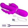 cammy triple vibrateur multifonction 4 en 1 rose