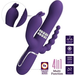 cammy triple vibrateur multifonction 4 en 1 violet