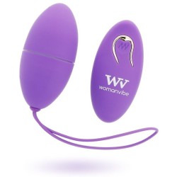 alsan egg telecommande noir silicone violet