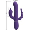 cammy triple vibrateur multifonction 4 en 1 violet