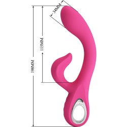 vibrateur fritz rabbit 12 vibrations rose