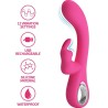 vibrateur novak rabbit 12 vibrations rose