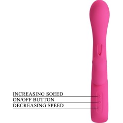 vibrateur novak rabbit 12 vibrations rose