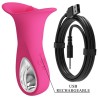 clyde vibrateur oral langue vibrante 12 vibrations rose