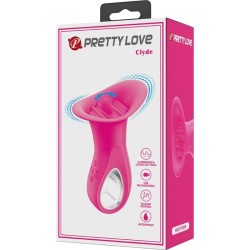 clyde vibrateur oral langue vibrante 12 vibrations rose
