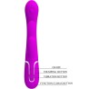 shania triple rabbit vibrateur multifonction rose
